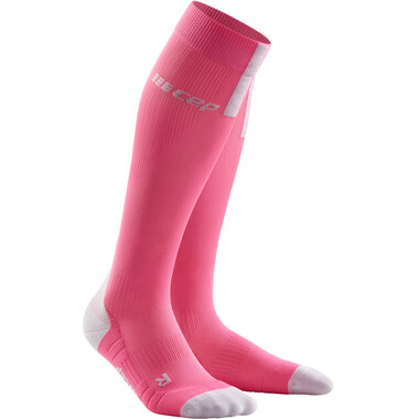 Calcetines CEP 3.0 Mujer Rosa/Gris 0